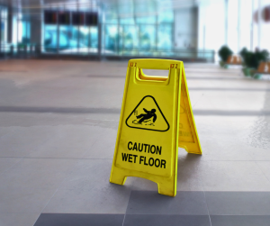 wet floor sign